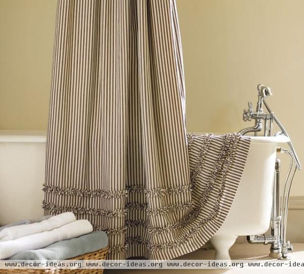 traditional shower curtains by Pottery Barn