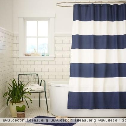 contemporary shower curtains by West Elm