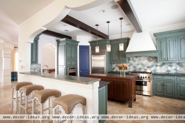eclectic kitchen by Laura U, Inc.