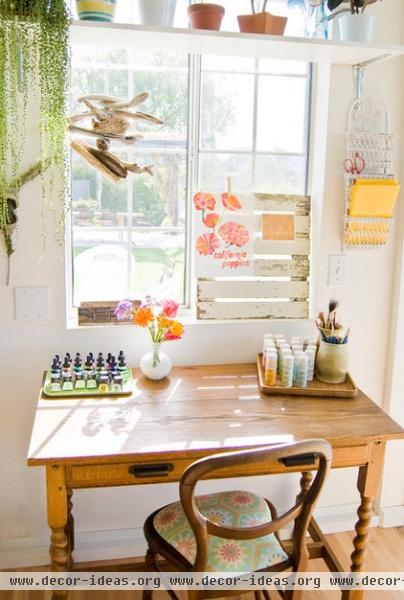 eclectic home office by Going Home To Roost