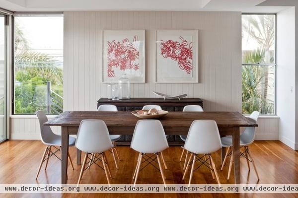 contemporary dining room by Highgate House