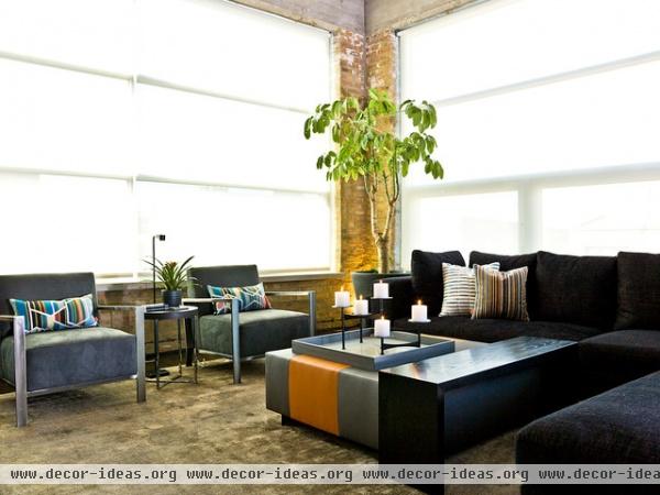 contemporary living room by Cynthia Lynn Photography