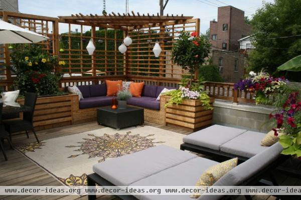 eclectic patio by C. Marie Designs, Inc
