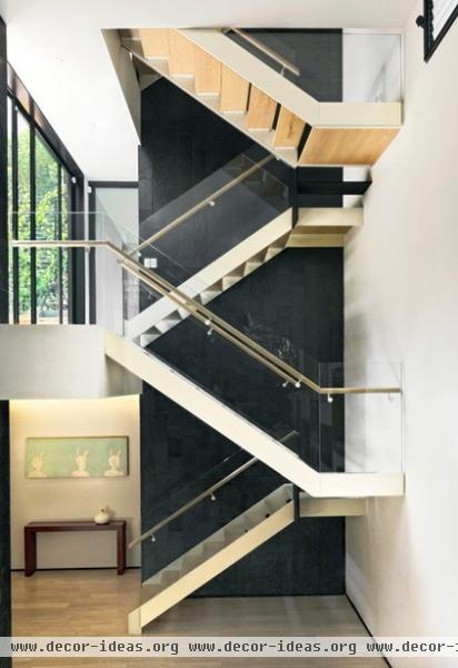 contemporary staircase by PAUL CREMOUX studio