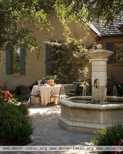 traditional patio by Tiffany Farha Design