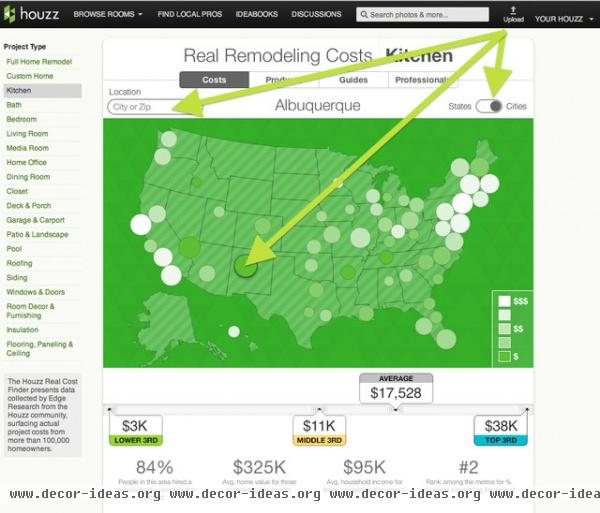 How to Use Houzz's Real Cost Finder