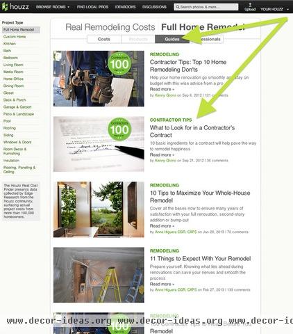 How to Use Houzz's Real Cost Finder