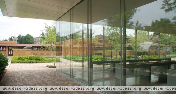 modern patio Darwin D. Martin House