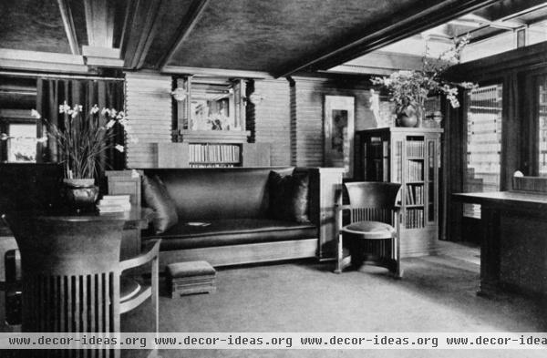 modern living room Darwin D. Martin House