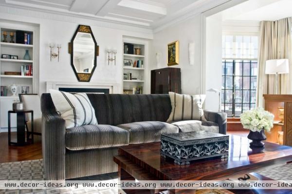 traditional living room by Gleicher Design Group