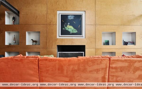 eclectic living room by Laura Garner Design