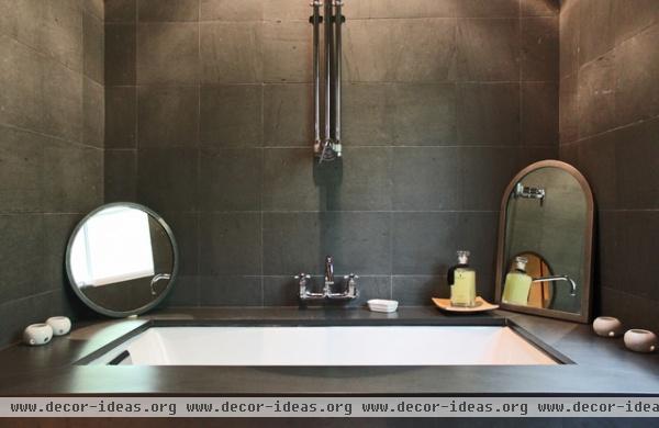 contemporary bathroom by Laura Garner Design