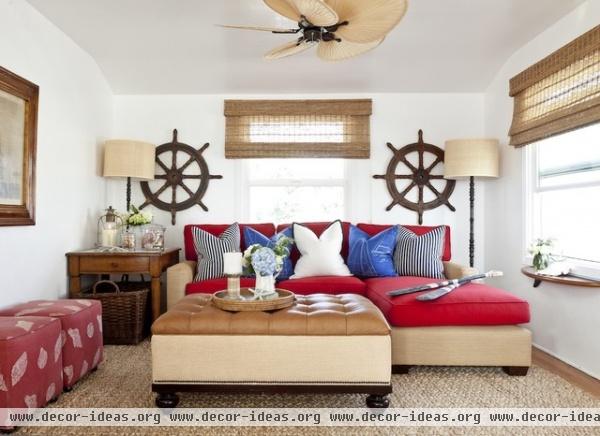 contemporary living room Barclay Butera Living on the Coast