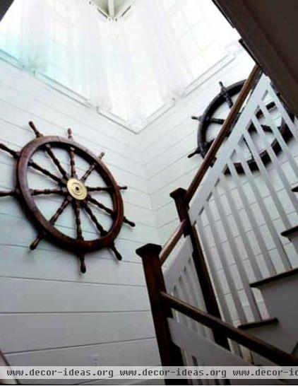 traditional staircase by Go Nautical Collections