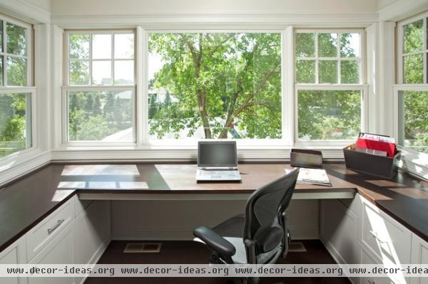 traditional home office by Homes by Tradition