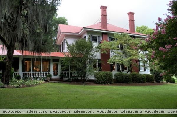 traditional porch Plantation Grandeur Extended from Front to Back