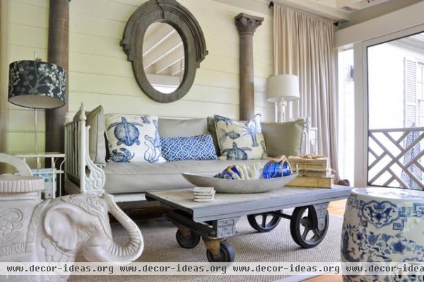 eclectic porch by CM Glover