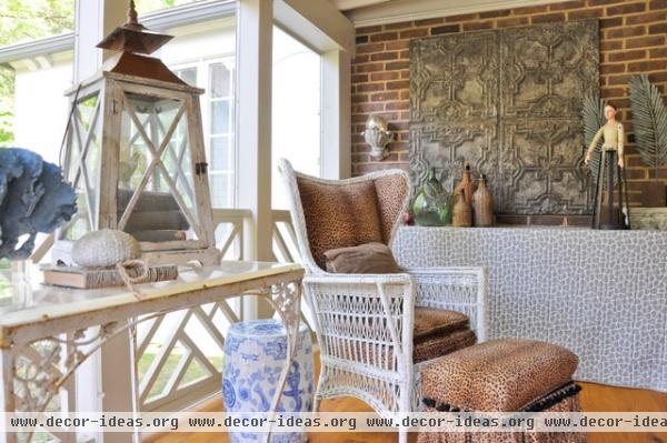 eclectic porch by CM Glover