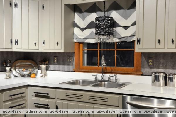 eclectic kitchen by CM Glover