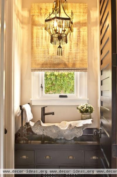 eclectic bathroom by Dayna Katlin Interiors