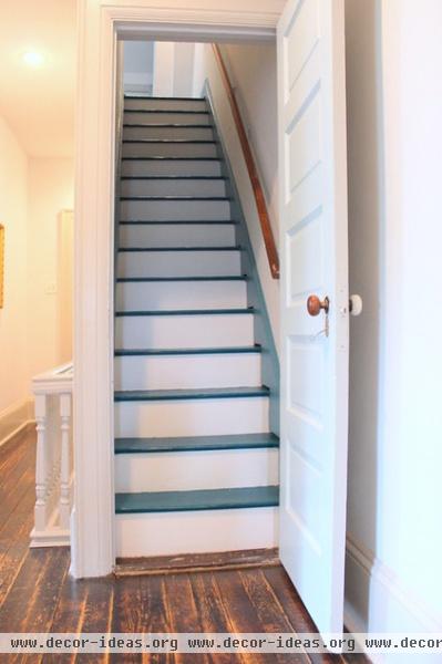traditional staircase by Sara Bates