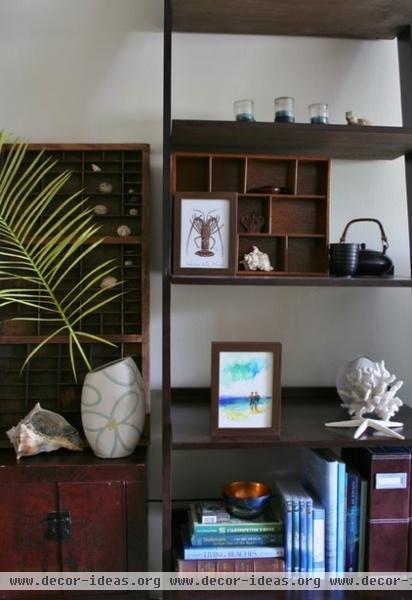 tropical shelves