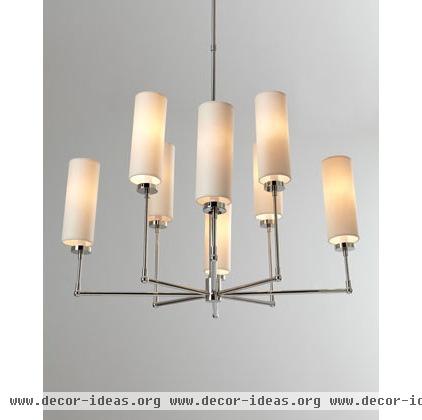 contemporary chandeliers by Horchow