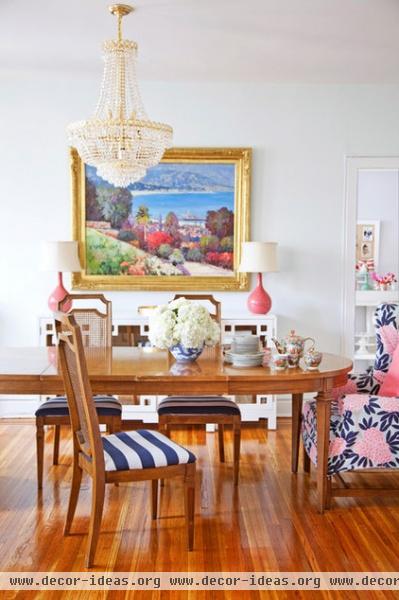 eclectic dining room by Caitlin Wilson