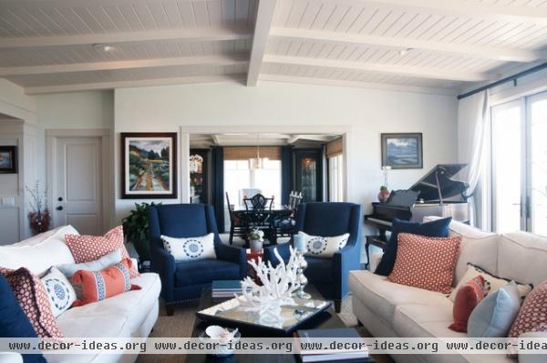 traditional living room by Darci Goodman Design