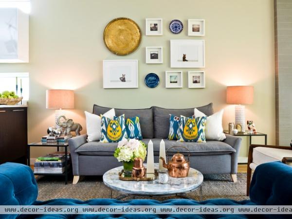 contemporary living room by Cynthia Lynn Photography