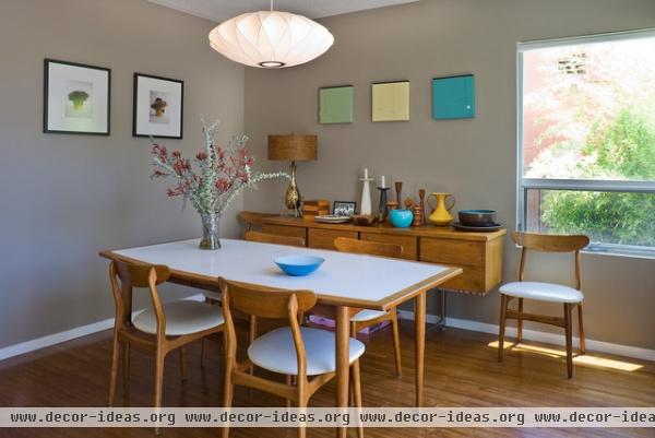 modern dining room by risa boyer architecture