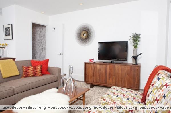 modern living room by Regan Baker Design