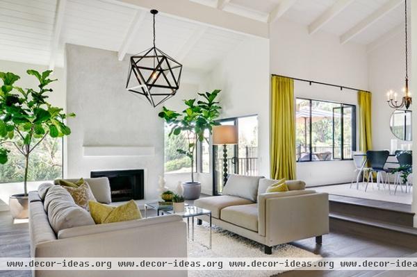 contemporary living room by Shaw Coates