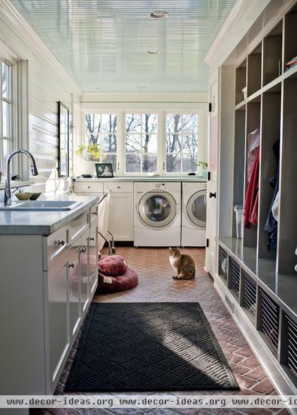 traditional laundry room by Rock Paper Hammer