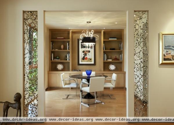 contemporary dining room by Allen Associates