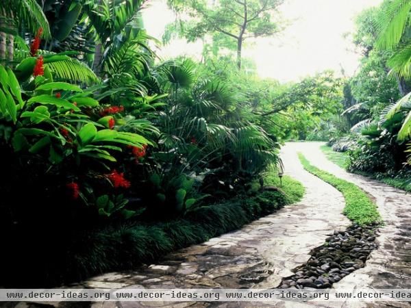 tropical landscape by Raymond Jungles, Inc.
