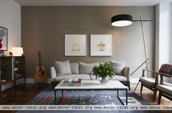 modern living room by Croma Design Inc