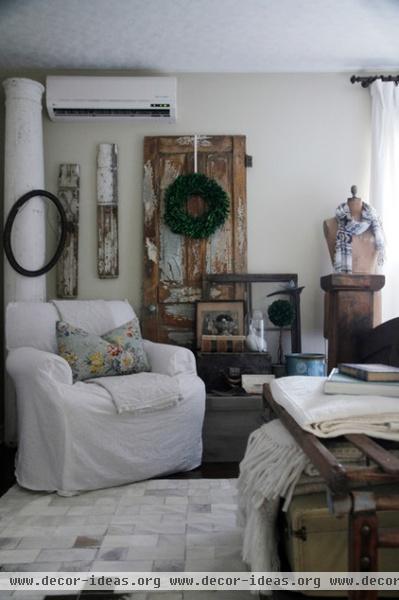 eclectic living room by Esther Hershcovich