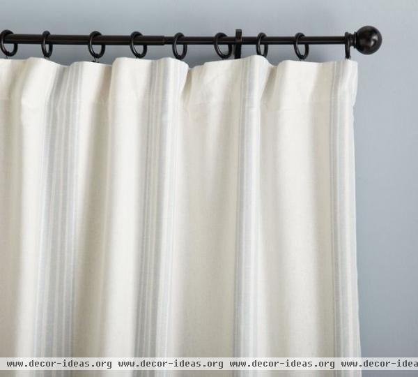 traditional curtains by Pottery Barn