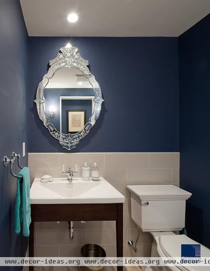 traditional powder room by Feinmann, Inc.