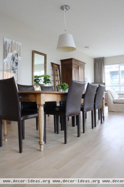contemporary dining room by Holly Marder