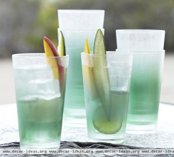 contemporary cups and glassware by Pottery Barn