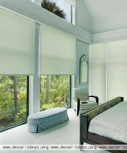 contemporary bedroom by All About Windows Inc