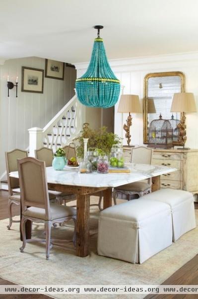 traditional dining room by Meg Adams Interior Design