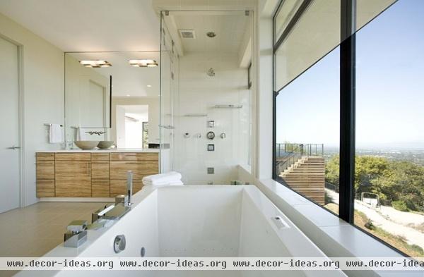 contemporary bathroom by Mark English Architects, AIA