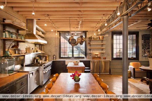 eclectic kitchen by Bennett Frank McCarthy Architects, Inc.