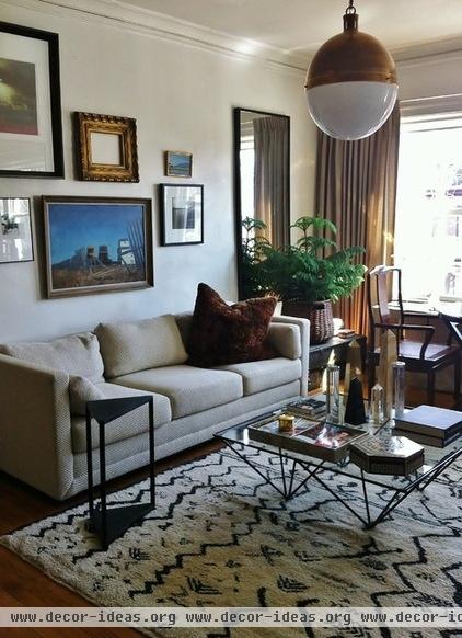 eclectic living room by Phillip Lantz Design