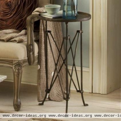 eclectic side tables and accent tables by Through the Country Door