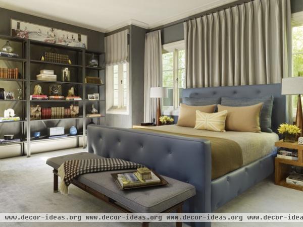 contemporary bedroom by Jeffers Design Group