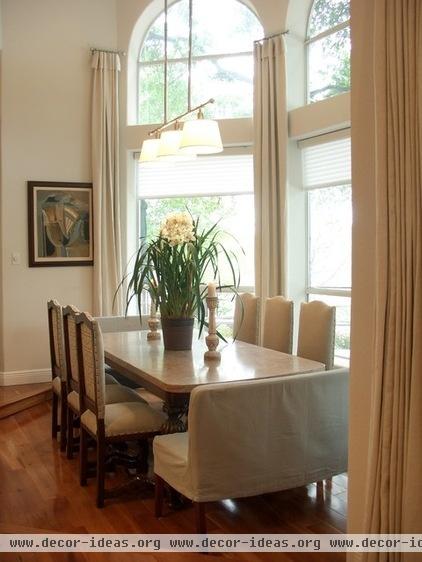 eclectic dining room by Terri Symington, ASID